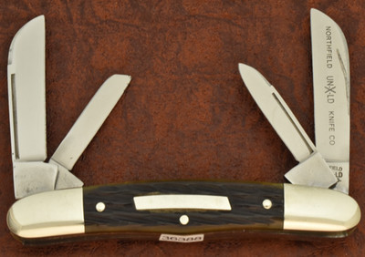 NORTHFIELD UN-X-LD KNIFE CO GREEN BONE CONGRESS KNIFE SOLINGEN GERMANY (36388)