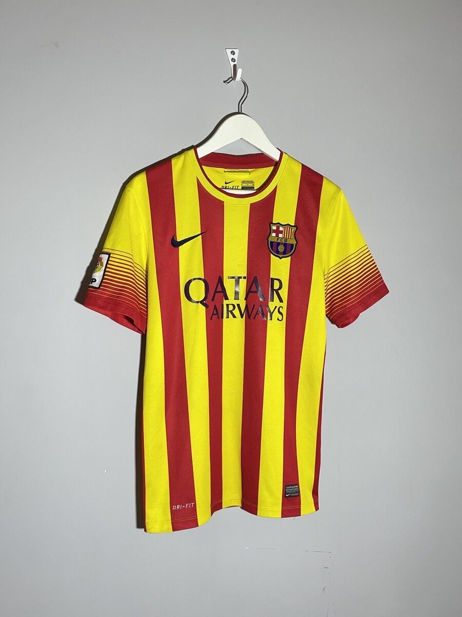 2014/15 バルセロナ＃4 ラキティッチ ユニフォームM 正規品/紙タグ付き】2014/15 バルセロナ＃4 ラキティッチ