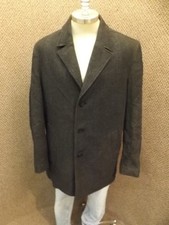 Kenneth Cole NY Charcoal  Black Wool Fall Blazer Jacket Mens XL Hipster Unworn 