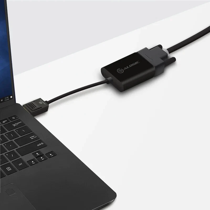 ALOGIC DisplayPort to VGA Adapter Male to Female Premium Series 15cm Gold Plated - Image 2 of 3