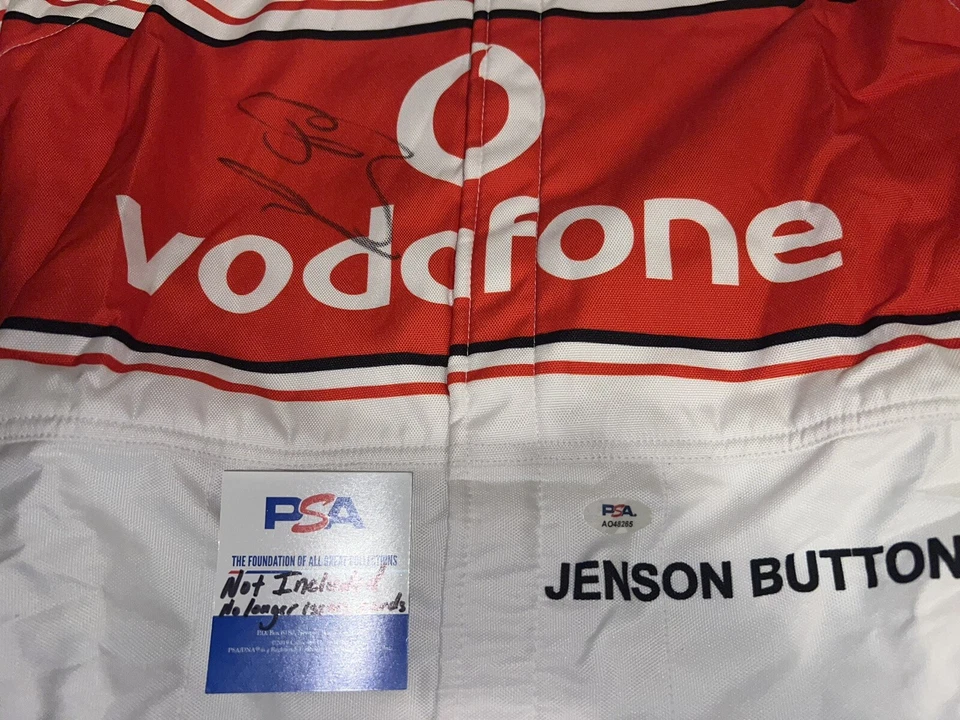 Jenson Button Signed Full Size McLaren 2010 Season Race Suit Legend PSA/DNA - Image 2 of 4