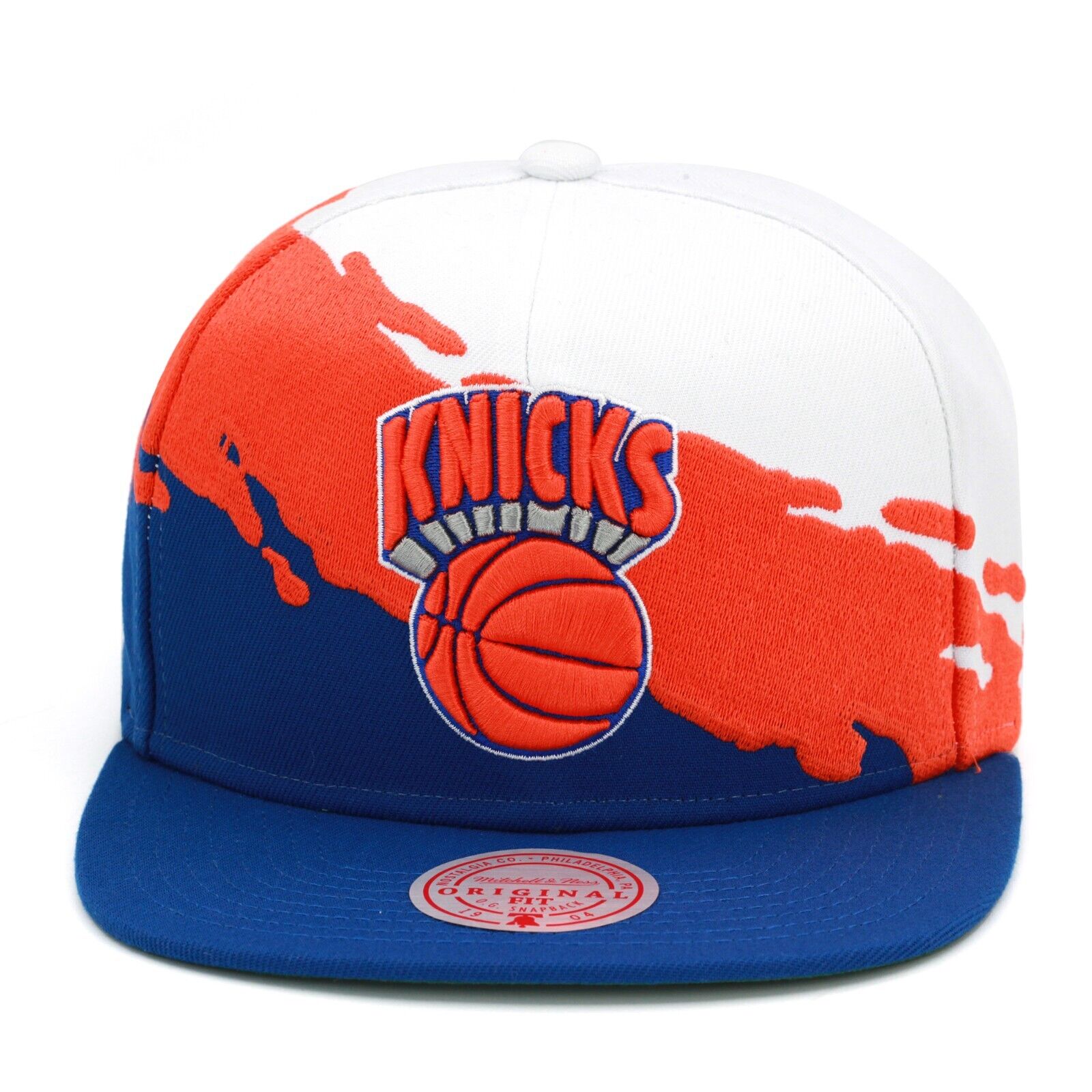 New York Knicks HWC NBA Paintbrush Mitchell & Ness Snapback Hat