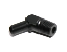 (one) 1/4NPT Male to 3/8" Hose Barb 45° Degree Fuel Oil Gas Line Fitting Adapter