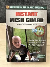 Magic Mesh Door Magnetic Screen Instant Mesh Guard Anti Mosquito Bug Flies Pests