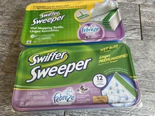 Swiffer Sweeper Wet Mopping Cloths Refill 2 Boxes Lavender Vanilla New Mops