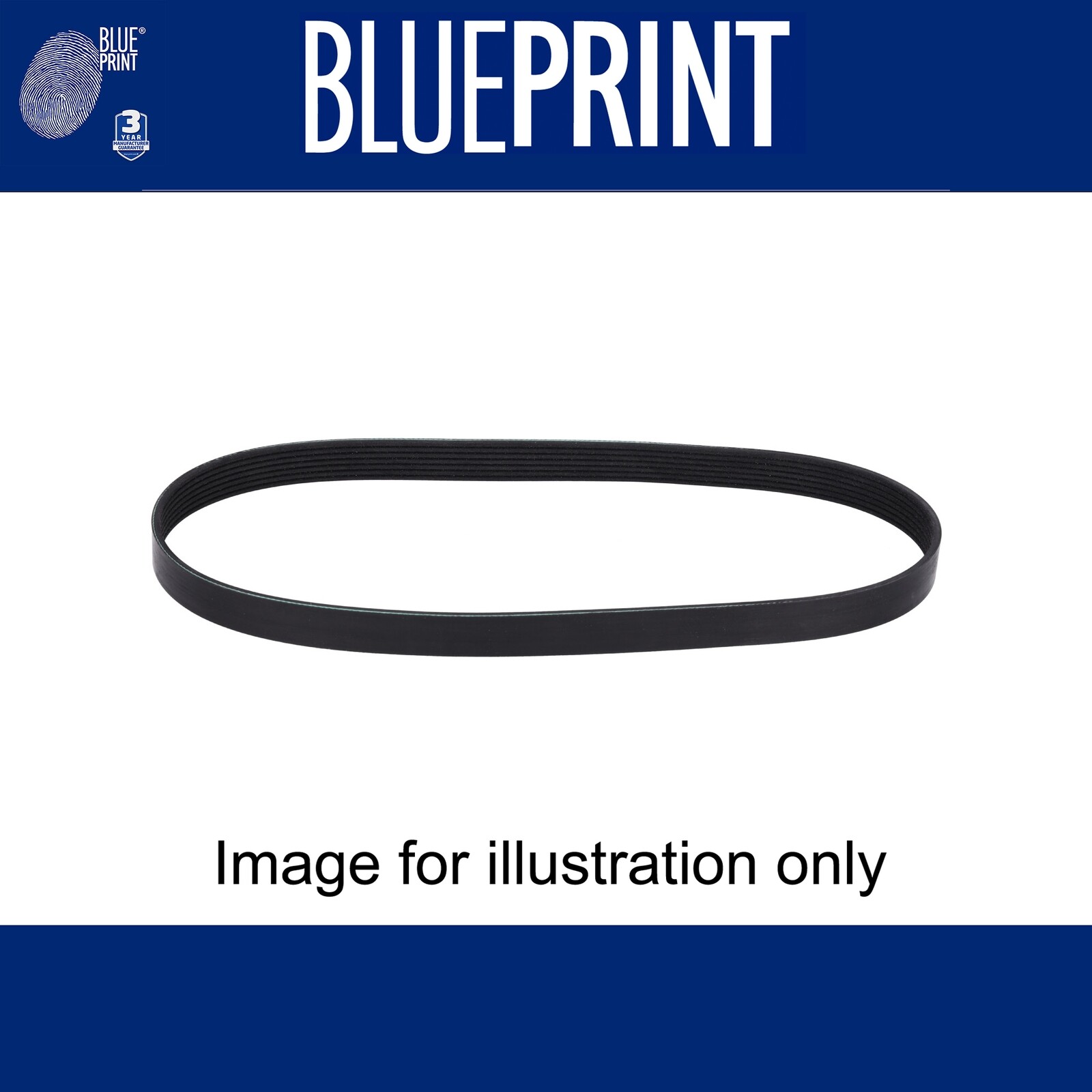 Blue Print Auxiliary Belt AD07R1558 Fits Nissan Micra - OE Matching Quality