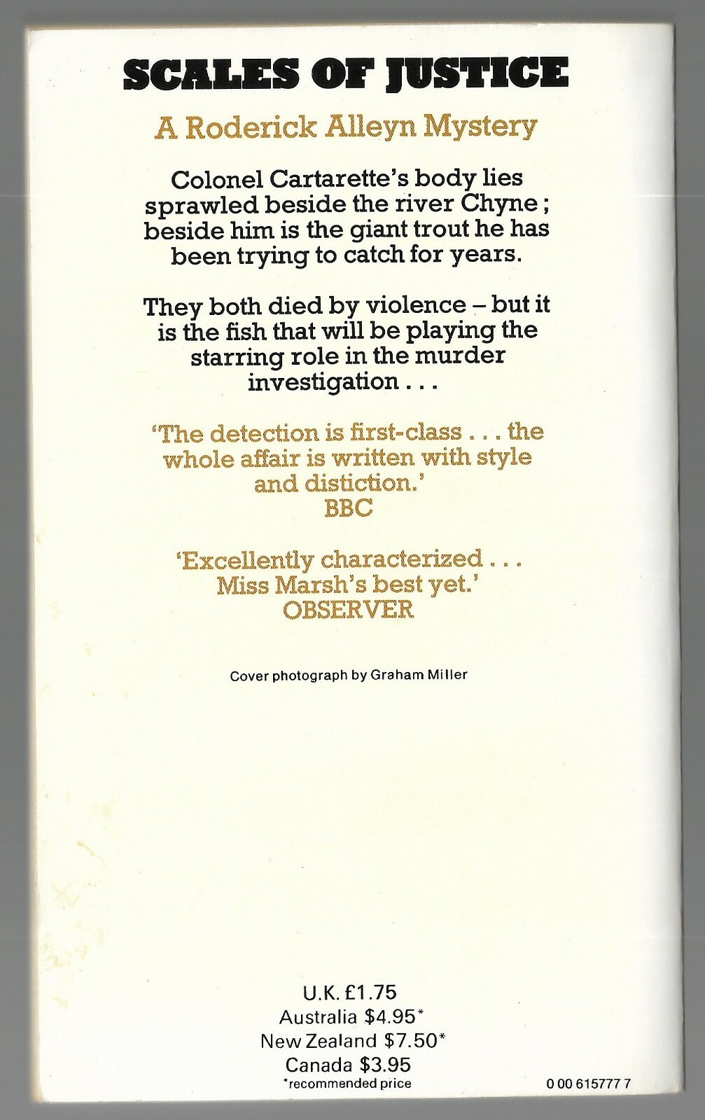 SCALES OF JUSTICE by Ngaio Masch (Fontana PB, 1985) 9780006157779 eBay