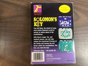 NES SOLOMON&rsquo;S KEY * CIB * Tecmo Manual Box COMPLETE GOOD Personal Collection