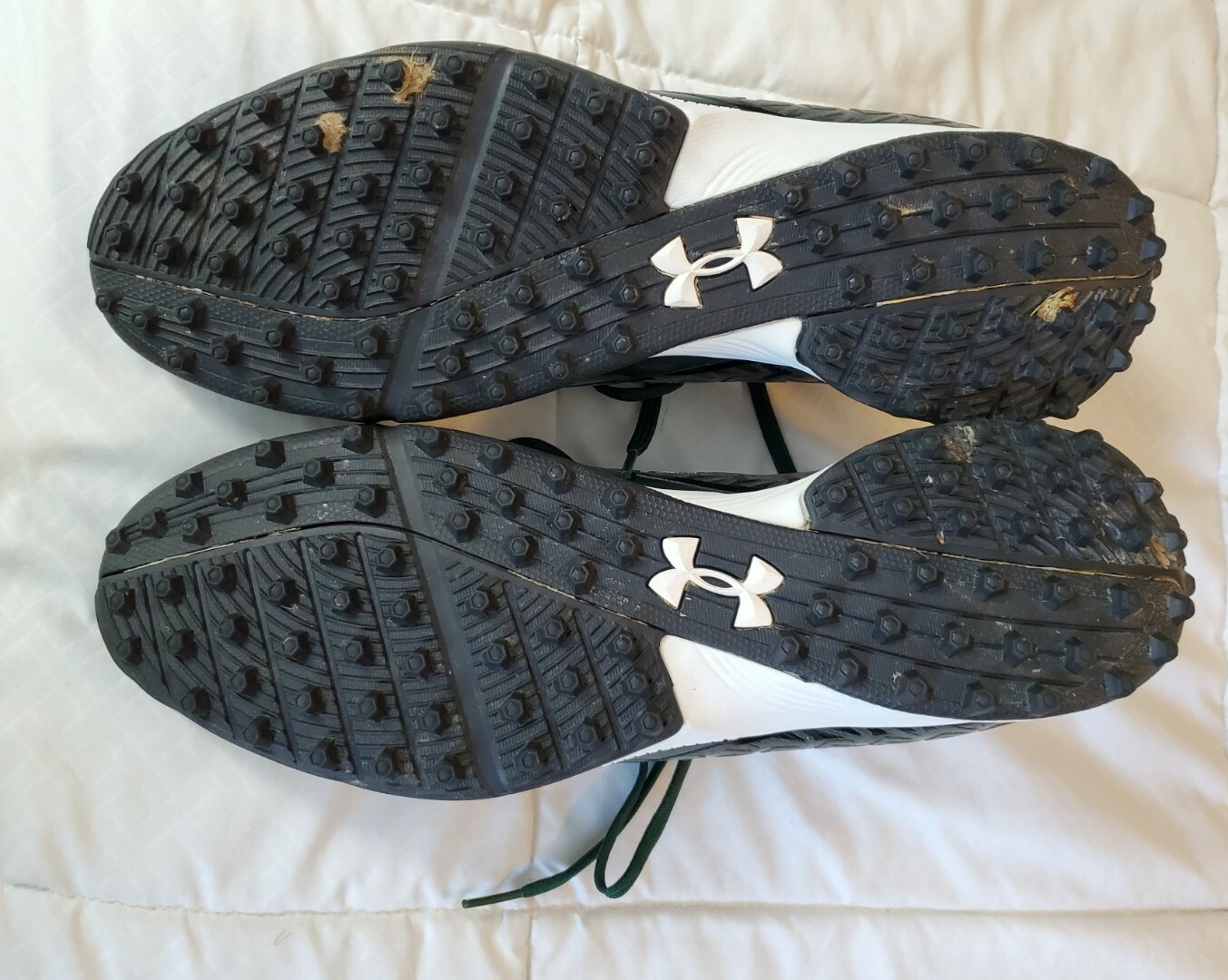 UNDER ARMOUR Nitro Clutchfit Turf Cleats US 13.5 Forest Green Football