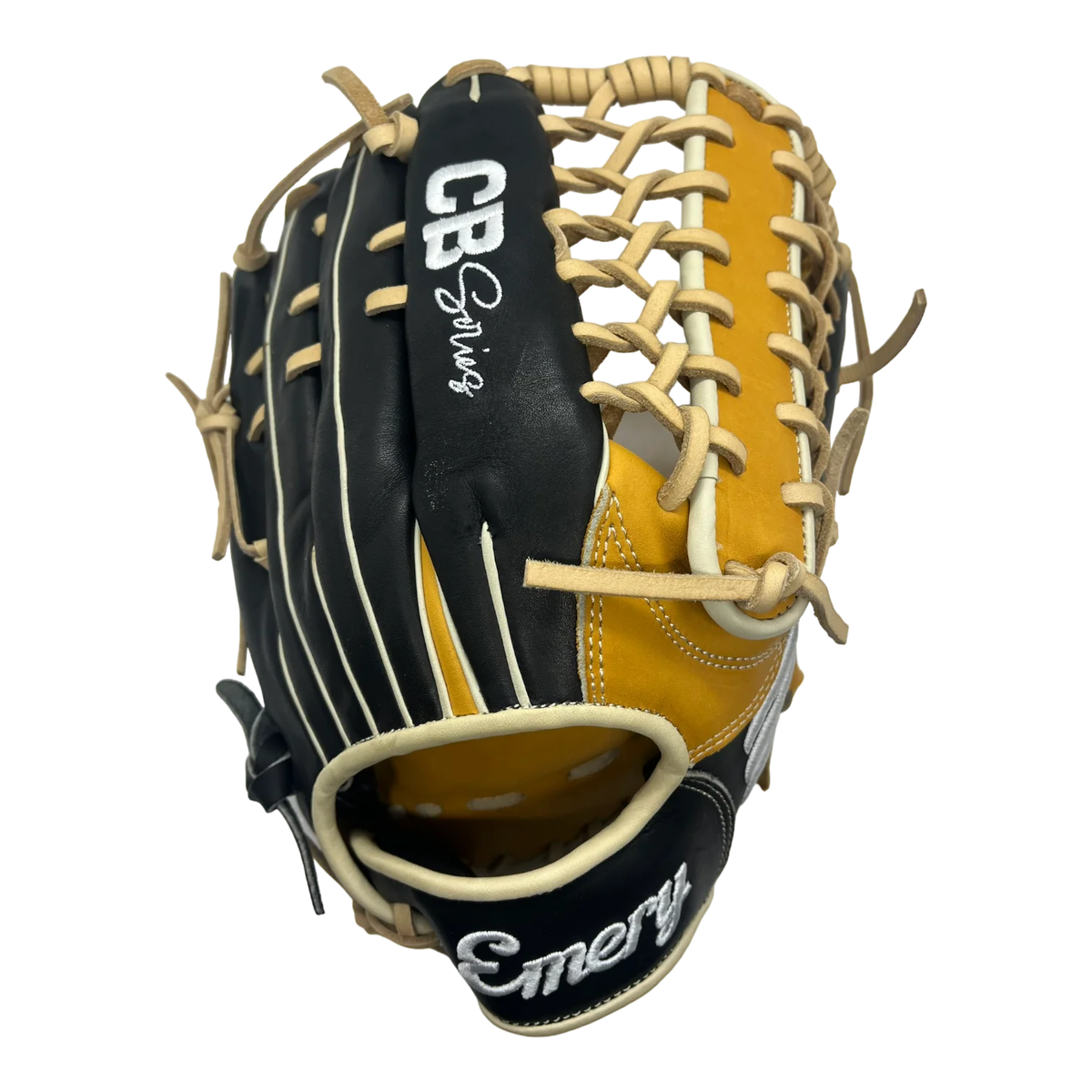 Emery CB Series Inch Trapeze Web Black Brown Blonde Outfield Glove