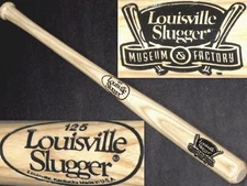 LOUISVILLE SLUGGER BAT FACTORY & MUSEUM~NEW 18" MINI SOUVENIR WOOD BASEBALL BAT
