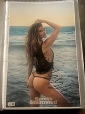 Nina Agdal Signed Sports Illustrated Swimsuit Photo BAS Beckett BJ33758