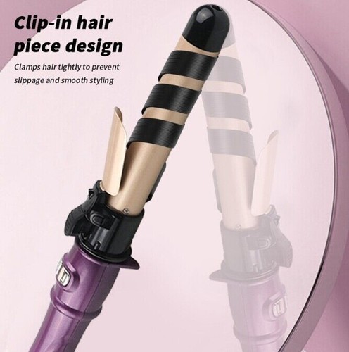 2024 New Year's gift Curling Iron White Rotating Iron Styling HairTool 28/32mm - Picture 9 of 14