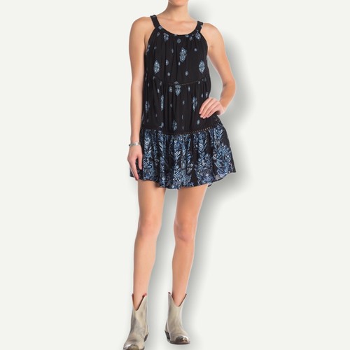 XS Talk to Me Trapeze Slip Mini Dress 
