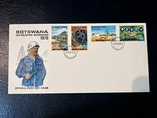 1970 Botswana FDC DEVELOPING BOTSWANA Gaborone POSTMARK