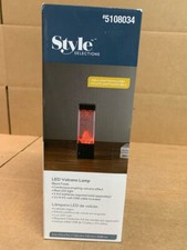 Lámpara de lava de 9 pulgadas Style Selections luz LED cambio de color