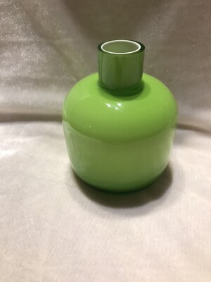 philippi vase Ca 12 Cm Glas Grün, Unbeschädigt 