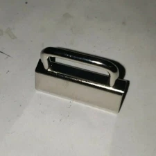 Ribbon Webbing Crimp End Clip with Ring Belt Tip Connectors - Lot of 400