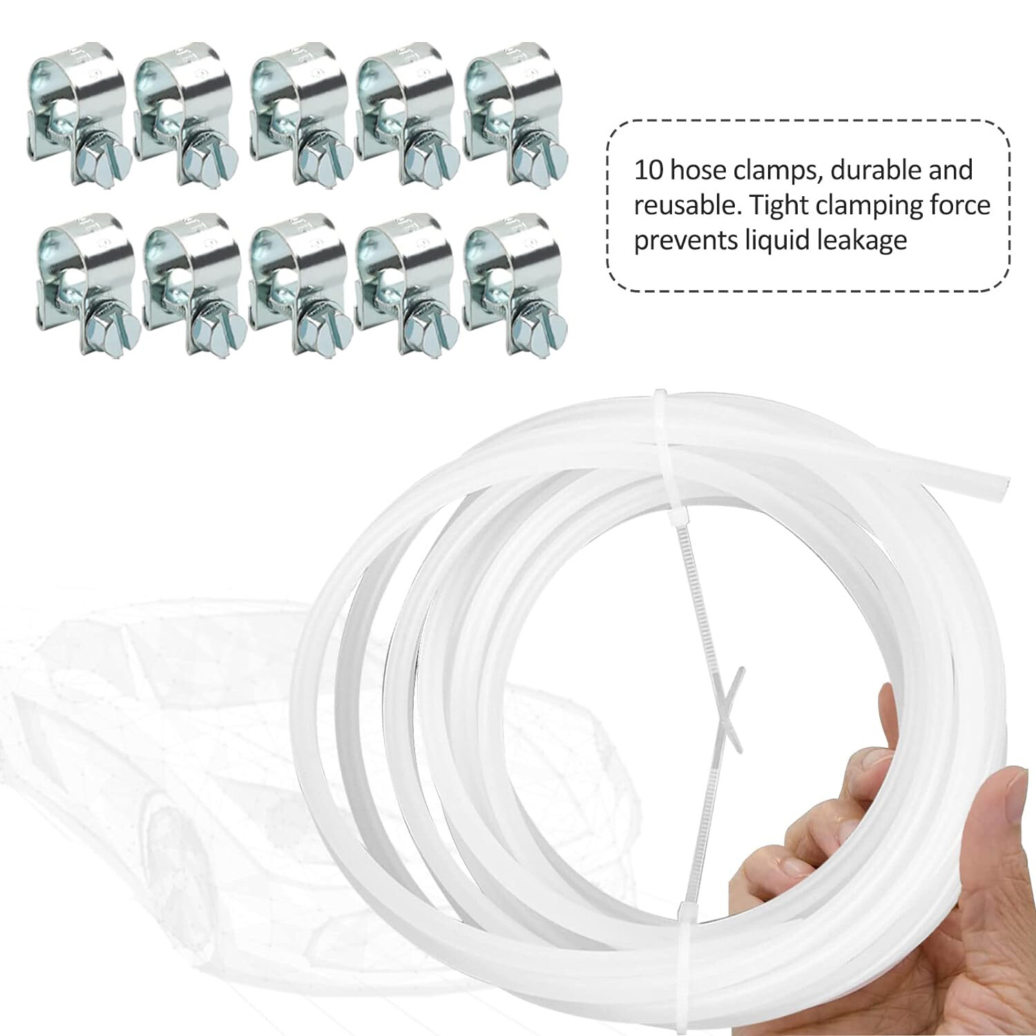 Car Air Parking Heater Tube Diesel Heater Fuel Line Kit for asto