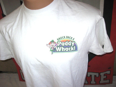 CAROLANS IRISH MIST Tullamore Dew Paddy Whack vintage T Shirt Men's LRG IRELAND