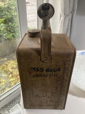 ORIGINAL, VINTAGE 1950’s Esso Blue  Parafin Can
