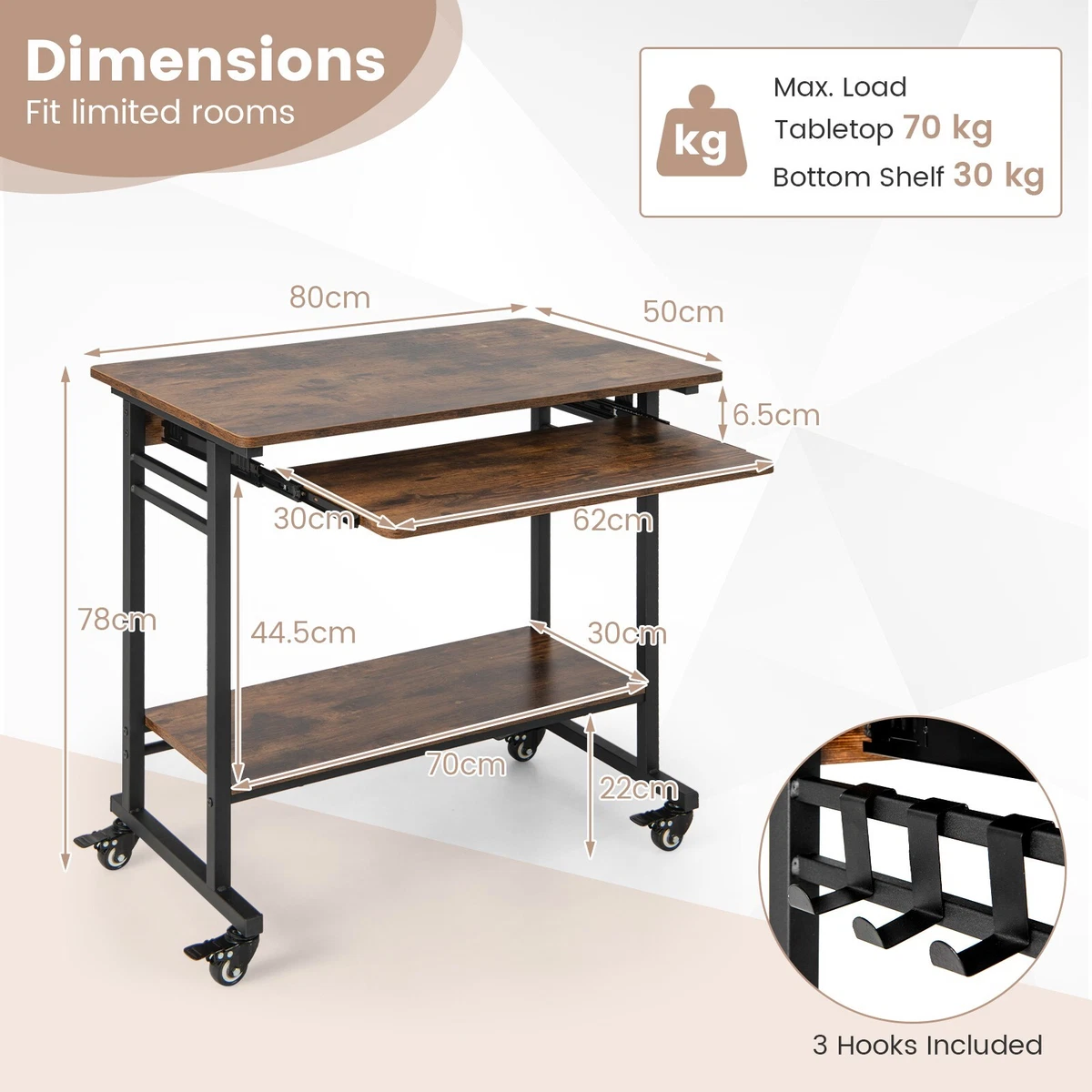 Rolling workstation online