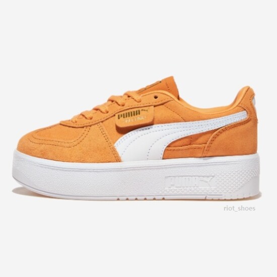 Puma Palermo Elevata Suede Shoes 'Orange/White' (39934805