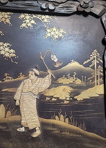 ANTIQUE EXCEPTIONAL RARE JAPANESE MEIJI SHIBAYAMA Plaques Late 1920s Mixed Media - Picture 4 of 8
