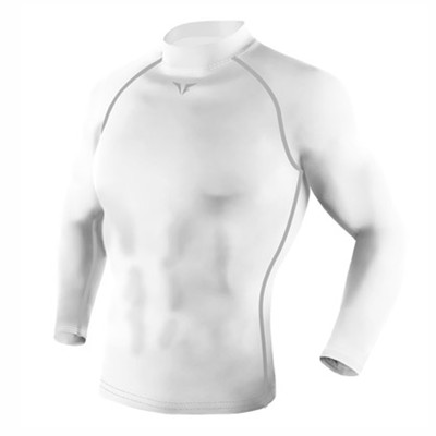 Take Five Mens Skin Tight Compression Base Layer Running Lining Shirt White 219