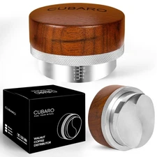 53.3mm Espresso Distributor 54mm – Adjustable Depth Coffee Leveler & Distribu...