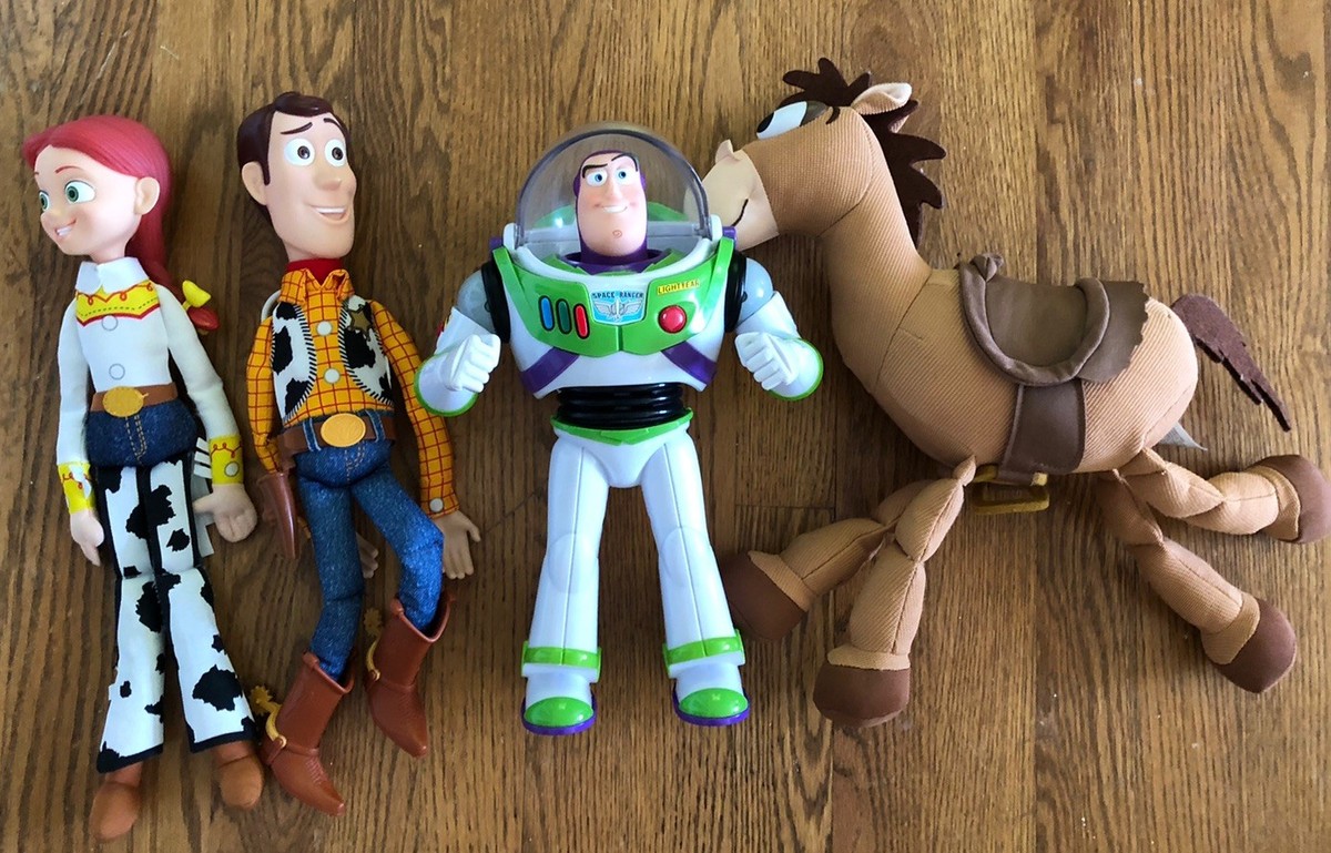 Bullseye Buzz Lightyear Versions Disney Pixar Toy Story Talking