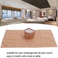 Light Tan 50x80cm Massage Table Sheet Pure Cotton Simple Washable Beauty EO