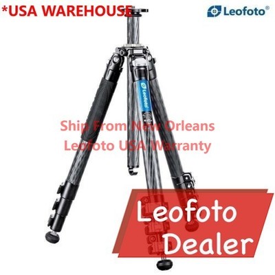 Leofoto LV-284C Video Tripod CARBON FIBER TRIPOD with Center Column 4 Section
