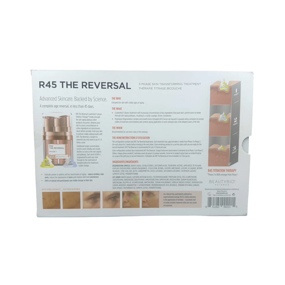 BeautyBio R45 The Reversal 3 相皮肤转化治疗视黄醇护肤品 — 第 3/3 张图片