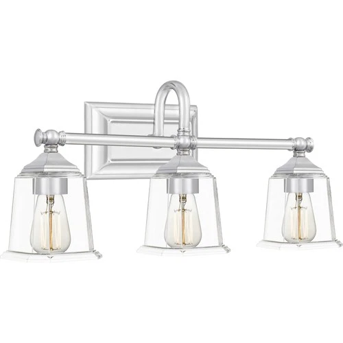 Quoizel NLC8603 Nicholas 3 Light 22"W Bathroom Vanity Light - Chrome - Picture 12 of 12