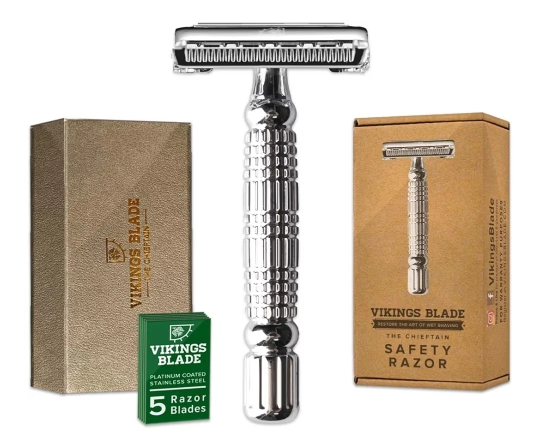 男安全剃须刀4 个刀片| eBay