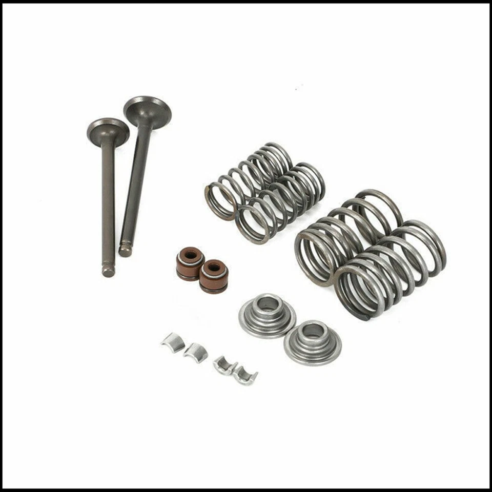 Intake Exhaust For Honda CRF50F 2004-2008 Valves Springs Clips Seals Set New - Image 4 of 4