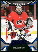 2022-23 Upper Deck MVP #237 Jack LaFontaine Carolina Hurricanes Blue Script Card