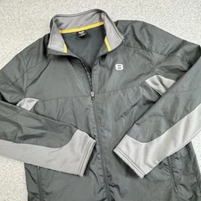 Layer 8 Quick Dry Performance Jacket Mens Medium Breathable Full Zip Athletic