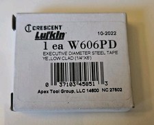 Crescent Lufkin W606PD 6 ft Wrap Around Diameter Tape Measure 1/4 in