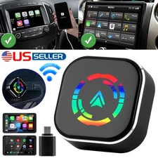 2-in-1 Wired to Wireless CarPlay Adapter /Android Auto Adapter USB Plug & Play~