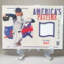 2022 Panini Chronicles - America's Pastime Swatches Shane Baz #APS-SB (MEM, RC)