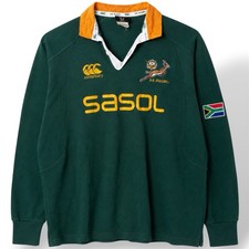 VINTAGE 2005/06 SOUTH AFRICA SA CANTERBURY RUGBY SHIRT JERSEY LONG SLEEVE SIZE L