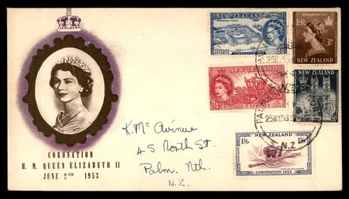Mayfairstamps New Zealand FDC 1953 Queen Coronation Combo First Day Cover aaw_91