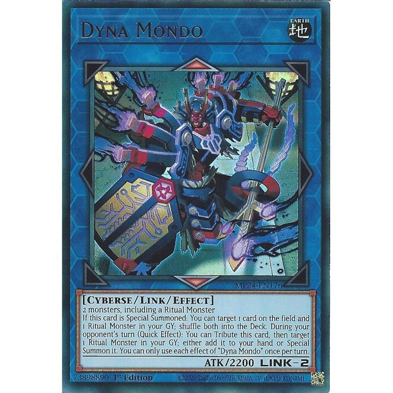 MP24-EN176 Dyna Mondo : Ultra Rare Card : 1st Edition : YuGiOh TCG