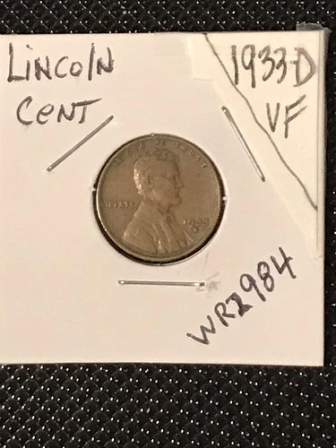 1933-D Lincoln Cent   VF