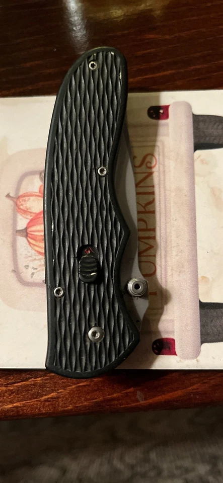 Cuchillo Plegable Gerber 1910220A De Colección Bloqueo Botón Deslizante Acero Inoxidable Foto 2 de 4