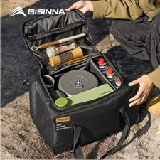 BISINNA Outdoor Camping Bag 26L Folding Gas Tank Storage Bag Picnic Cookwre Cont