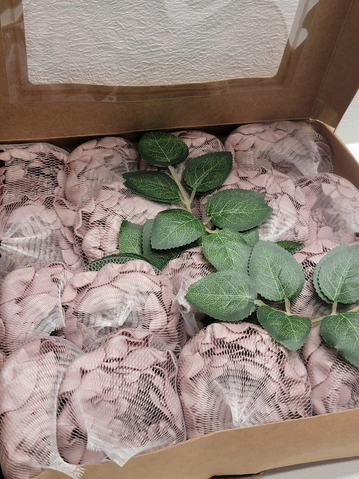 Ling’s Moment 16pcs Dusty Rose Peonies Artificial Flowers DIY Wedding Decor - Image 3 of 4