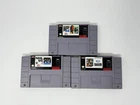 Lot of (3) Super Nintendo Games SNES Madden NHL 95 Soccer EA Sports - TESTED